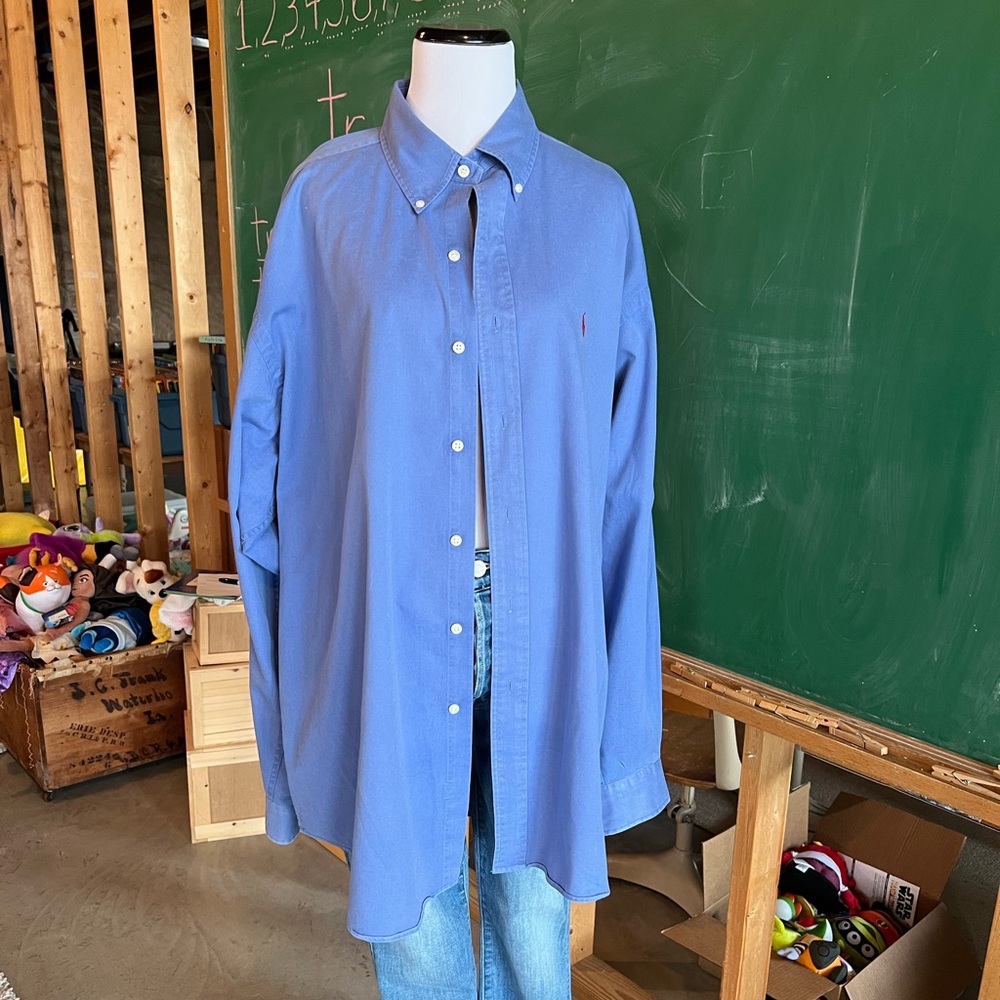 Ralph Lauren mens button up shirt. XL